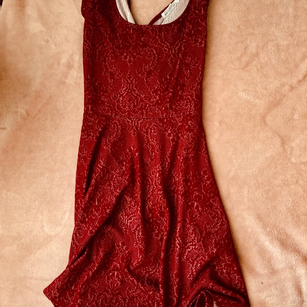Maroon Dress
